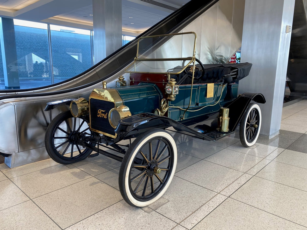 This archival image documents the 1913 Ford Model T Torpedo and is preserved in the Ford Heritage Vault as part of Ford Motor Company's historic photographic archive. Free for personal, non-commercial use. Ford Heritage Vault reference AR-2024-9.5...