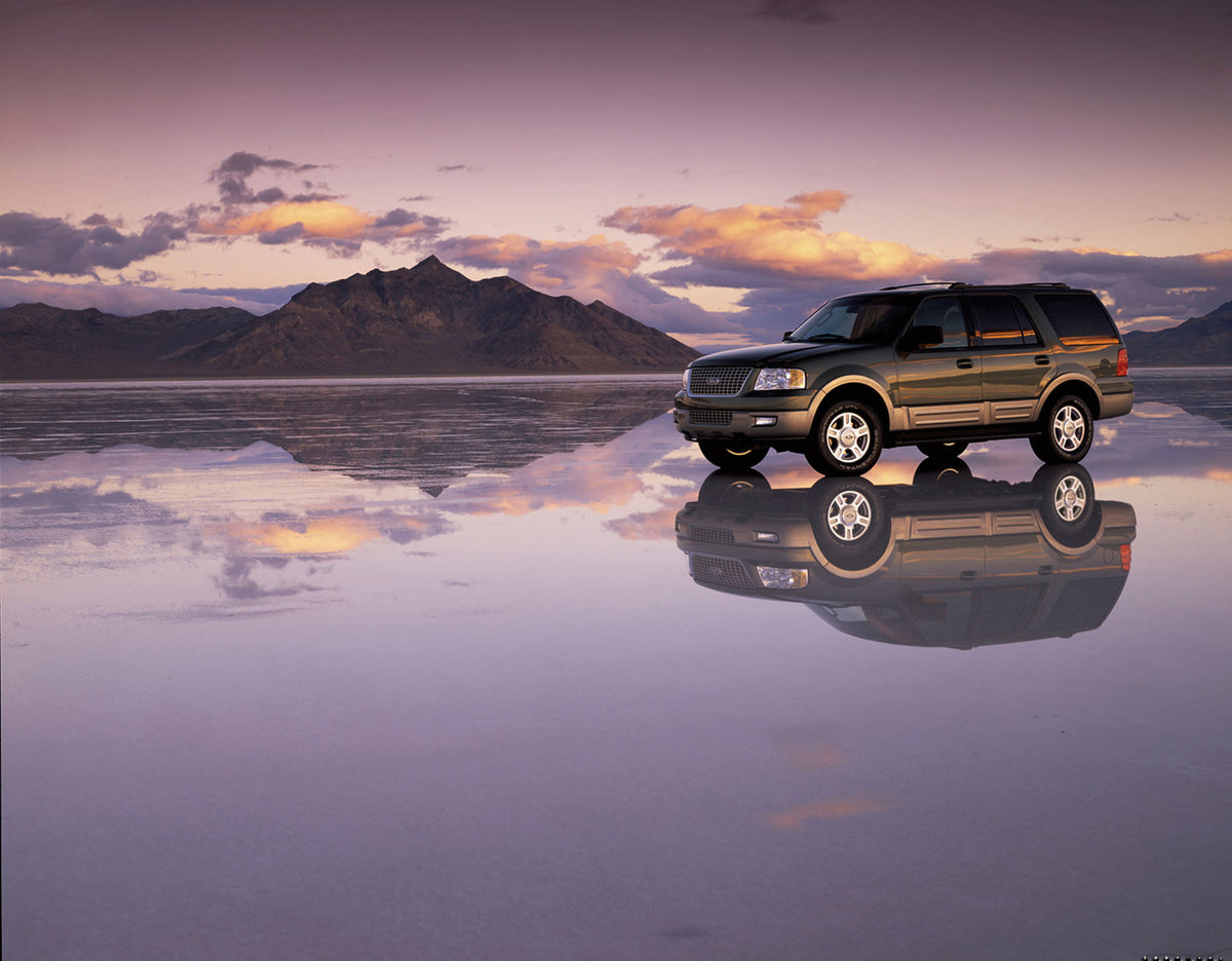 This archival image documents the 2003 Ford Expedition Eddie Bauer and is preserved in the Ford Heritage Vault as part of Ford Motor Company's historic photographic archive. Free for personal, non-commercial use. Ford Heritage Vault reference AR-2...