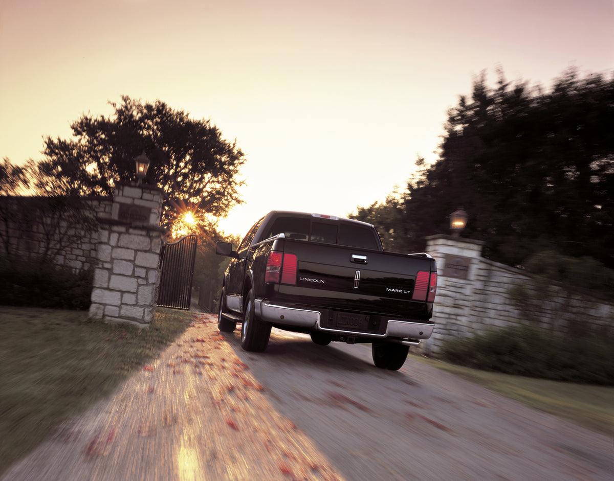 This archival image documents the 2006 Lincoln Mark LT and is preserved in the Ford Heritage Vault as part of Ford Motor Company's historic photographic archive. Free for personal, non-commercial use. Ford Heritage Vault reference AR-2008-8.1.1.1333.