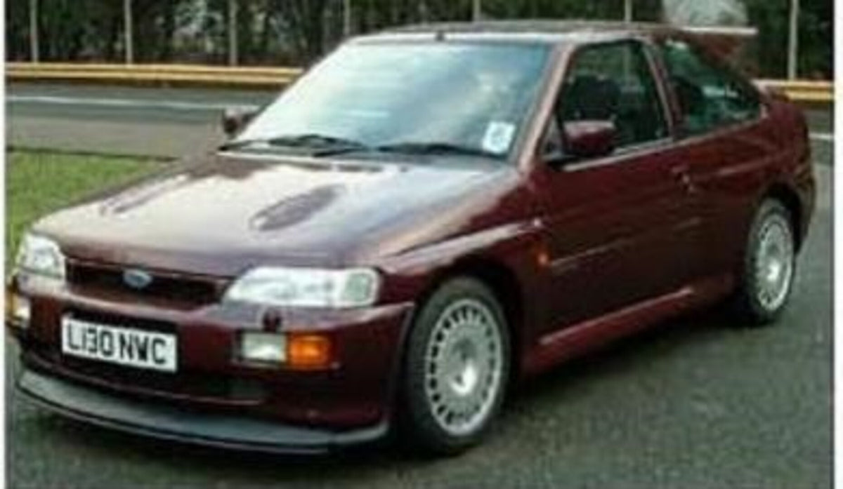 This archival image documents the 1994 Ford Escort Mk V Cosworth Monte Carlo Edition and is preserved in the Ford Heritage Vault as part of Ford Motor Company's historic photographic archive. Free for personal, non-commercial use. Ford Heritage Va...