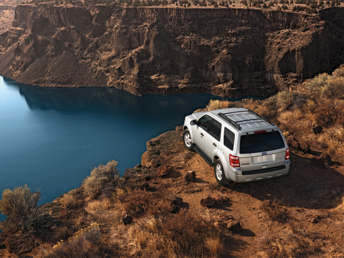 This archival image documents the 2012 Ford Escape rear view on scenic overlook MS1272 and is preserved in the Ford Heritage Vault as part of Ford Motor Company's historic photographic archive. Free for personal, non-commercial use. Ford Heritage ...