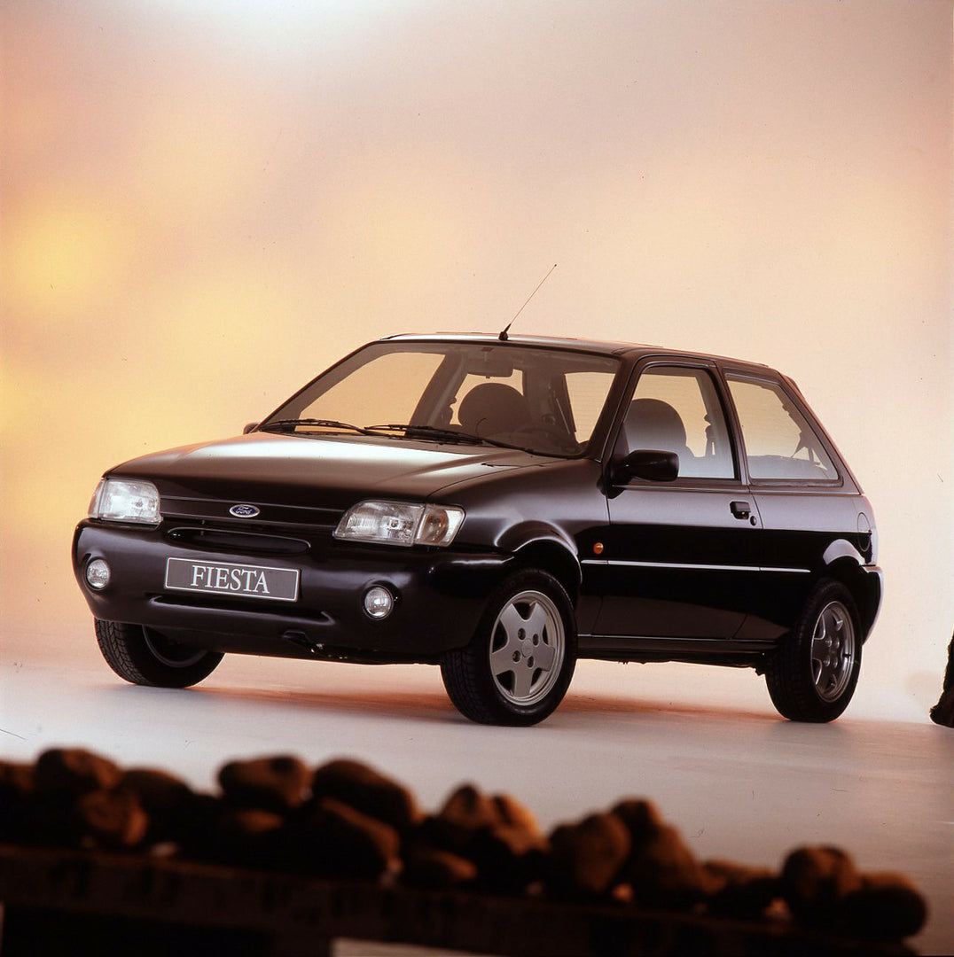 This archival image documents the 1994 Ford Fiesta 16v Mark III in studio and is preserved in the Ford Heritage Vault as part of Ford Motor Company's historic photographic archive. Free for personal, non-commercial use. Ford Heritage Vault referen...