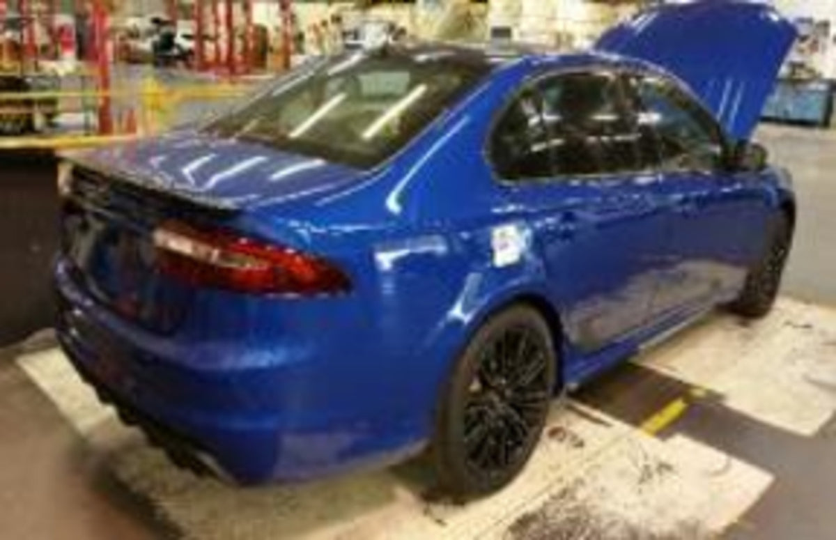 This archival image documents the 2016 Ford FG X Falcon XR8 Sprint and is preserved in the Ford Heritage Vault as part of Ford Motor Company's historic photographic archive. Free for personal, non-commercial use. Ford Heritage Vault reference AR-2...