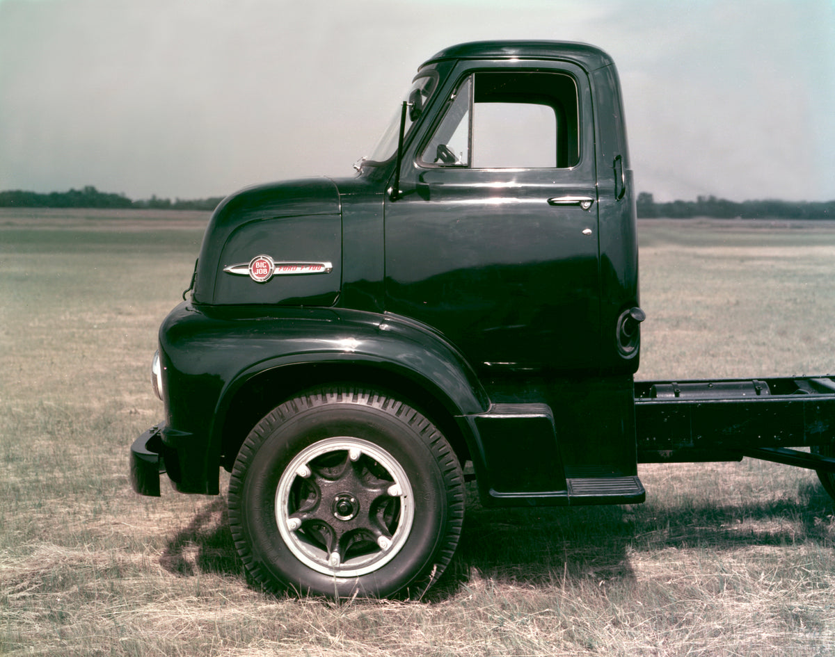 This archival image documents the 1953 Ford F-700 truck and is preserved in the Ford Heritage Vault as part of Ford Motor Company's historic photographic archive. Free for personal, non-commercial use. Ford Heritage Vault reference AR-2008-8.1.4.483.