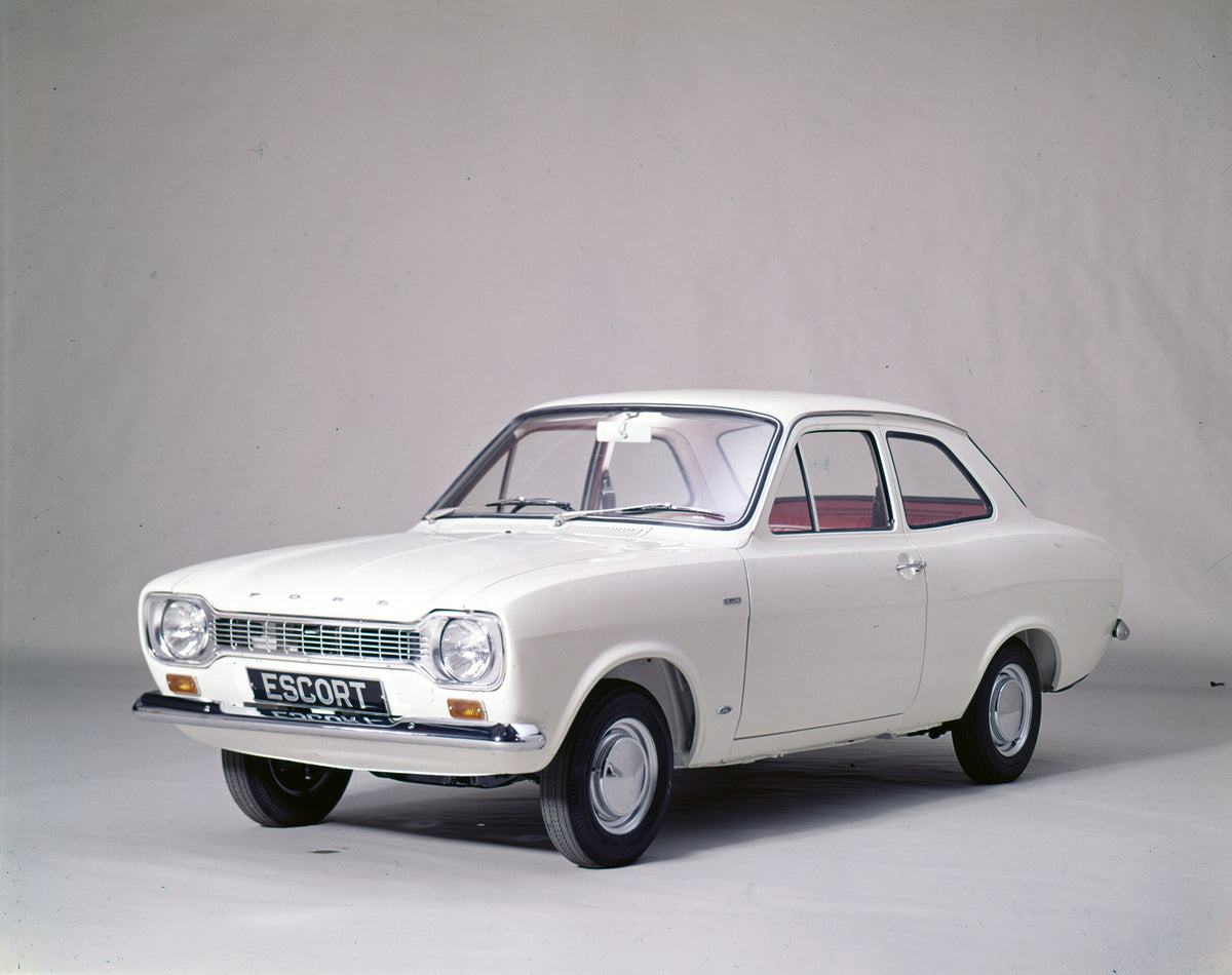 This archival image documents the 1967 Ford Escort Mark I Delux RHD in studio and is preserved in the Ford Heritage Vault as part of Ford Motor Company's historic photographic archive. Free for personal, non-commercial use. Ford Heritage Vault ref...