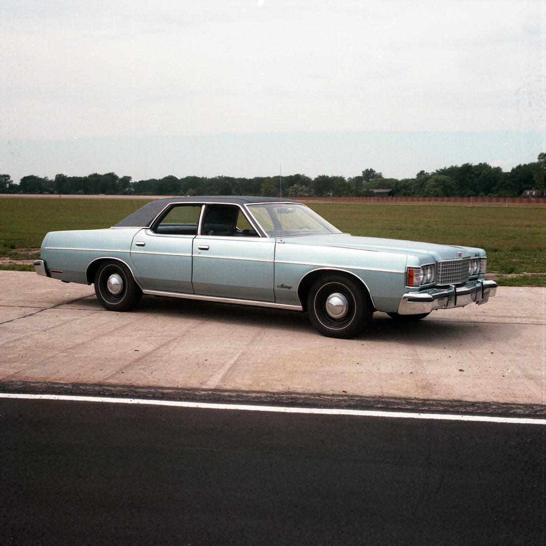 This archival image documents the 1973 Mercury Monterey Front Angle and is preserved in the Ford Heritage Vault as part of Ford Motor Company's historic photographic archive. Free for personal, non-commercial use. Ford Heritage Vault reference AR-...