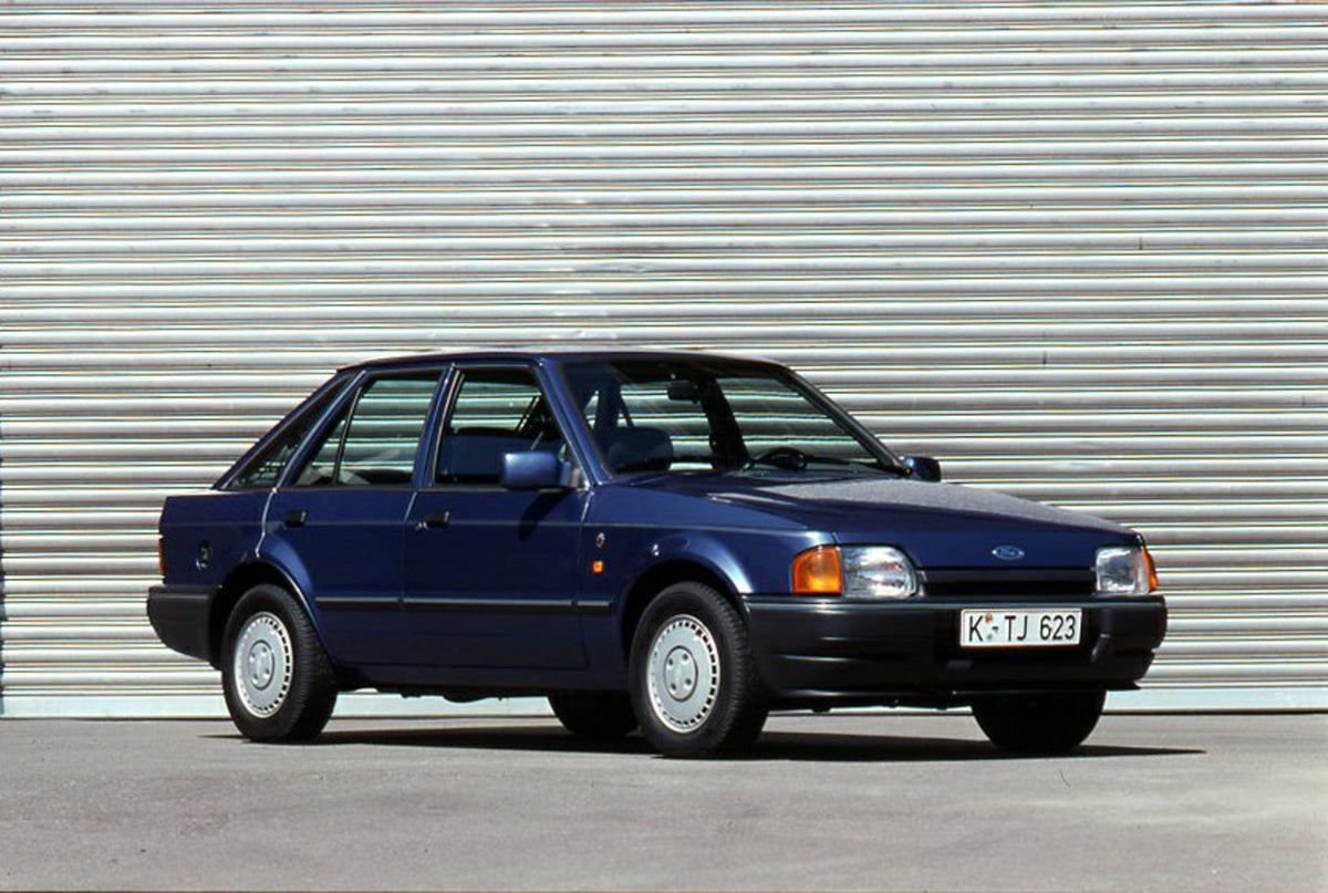 This archival image documents the 1989 Ford Escort Mark IV LHD in front of scenic wall and is preserved in the Ford Heritage Vault as part of Ford Motor Company's historic photographic archive. Free for personal, non-commercial use. Ford Heritage ...