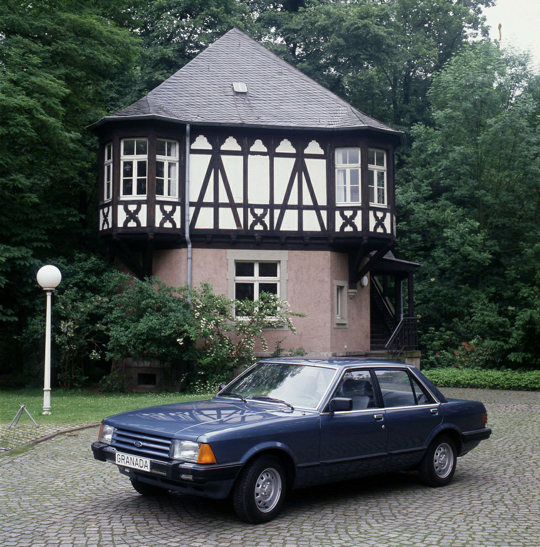 This archival image documents the 1981 Ford Granada 2.0 L Mark II in front of building and is preserved in the Ford Heritage Vault as part of Ford Motor Company's historic photographic archive. Free for personal, non-commercial use. Ford Heritage ...