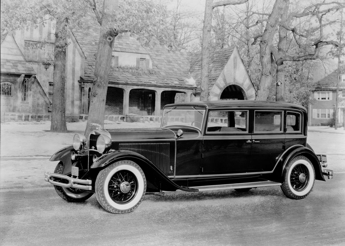 This archival image documents the 1931 Lincoln Model 204-B three-window Town Sedan and is preserved in the Ford Heritage Vault as part of Ford Motor Company's historic photographic archive. Free for personal, non-commercial use. Ford Heritage Vaul...