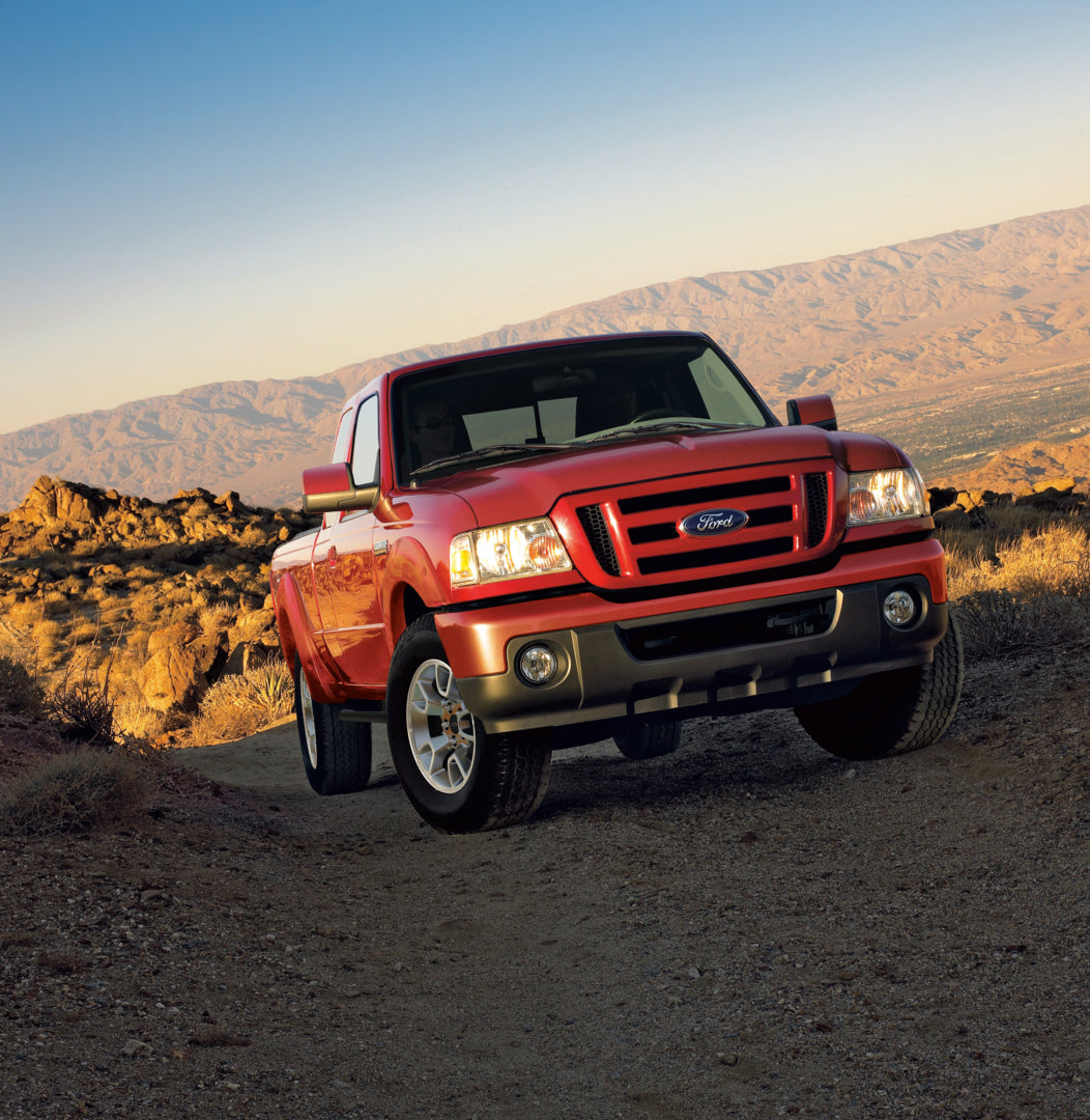 This archival image documents the 2011 Ford Ranger on scenic dirt road MS620491 and is preserved in the Ford Heritage Vault as part of Ford Motor Company's historic photographic archive. Free for personal, non-commercial use. Ford Heritage Vault r...