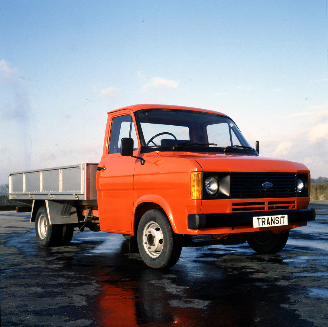 This archival image documents the 1978 1/2 Ford Transit Mark II Truck on road for Press Show in Chobham and is preserved in the Ford Heritage Vault as part of Ford Motor Company's historic photographic archive. Free for personal, non-commercial us...