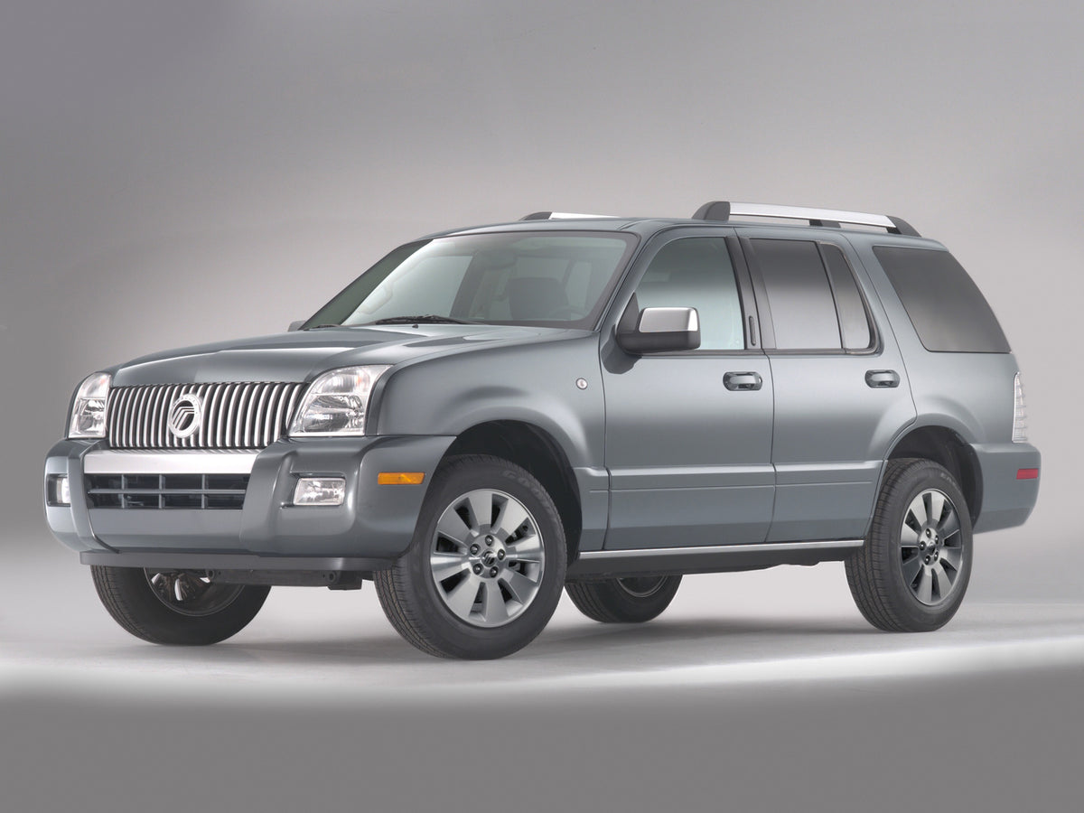 This archival image documents the 2006 Mercury Mountaineer Side View and is preserved in the Ford Heritage Vault as part of Ford Motor Company's historic photographic archive. Free for personal, non-commercial use. Ford Heritage Vault reference AR...