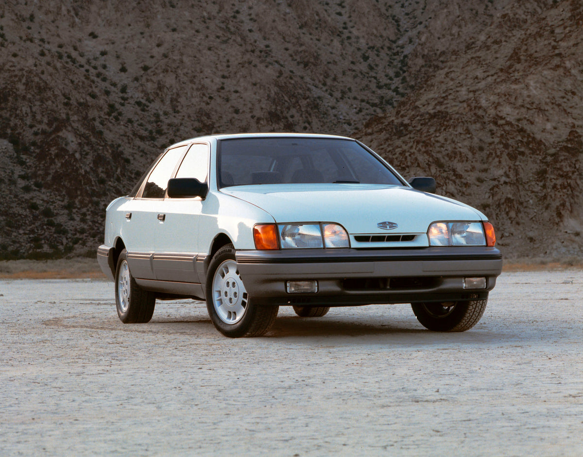 This archival image documents the 1987 Ford Scorpio Mark I on scenic beach CN45014-027 and is preserved in the Ford Heritage Vault as part of Ford Motor Company's historic photographic archive. Free for personal, non-commercial use. Ford Heritage ...