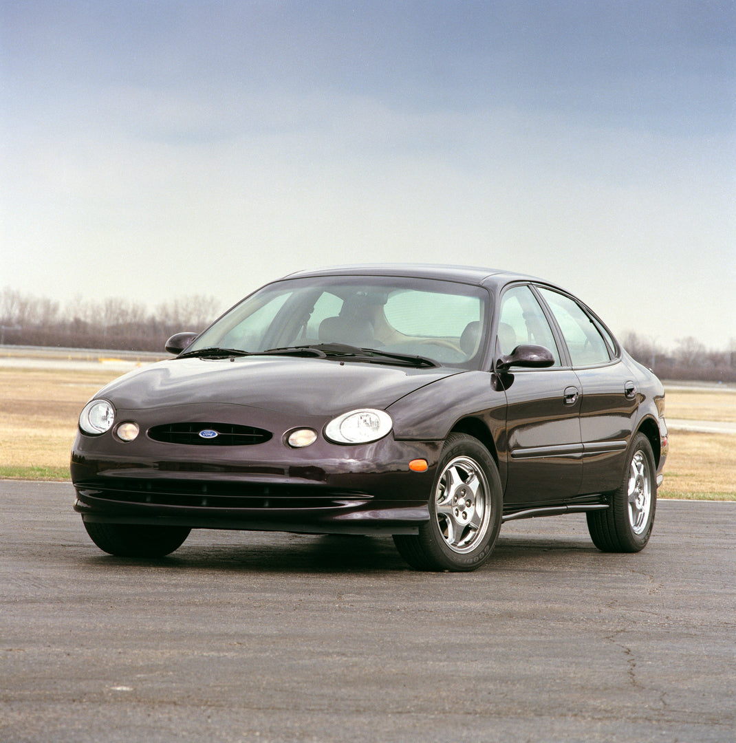 This archival image documents the 1996 Ford Taurus SHO and is preserved in the Ford Heritage Vault as part of Ford Motor Company's historic photographic archive. Free for personal, non-commercial use. Ford Heritage Vault reference AR-2008-8.1.2.7453.