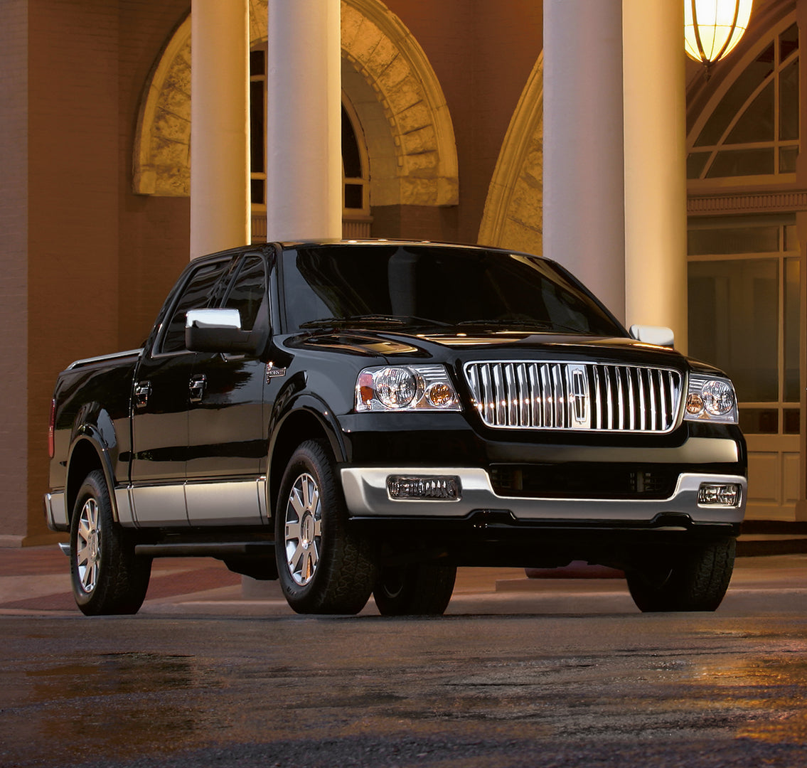 This archival image documents the 2006 Lincoln Mark LT and is preserved in the Ford Heritage Vault as part of Ford Motor Company's historic photographic archive. Free for personal, non-commercial use. Ford Heritage Vault reference AR-2008-8.1.1.1312.