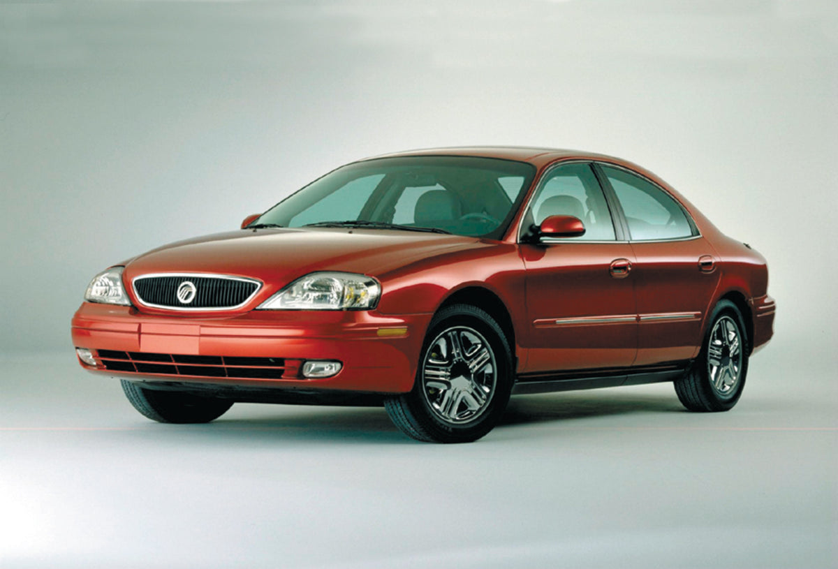 This archival image documents the 1999 Mercury Sable Side View and is preserved in the Ford Heritage Vault as part of Ford Motor Company's historic photographic archive. Free for personal, non-commercial use. Ford Heritage Vault reference AR-2008-...