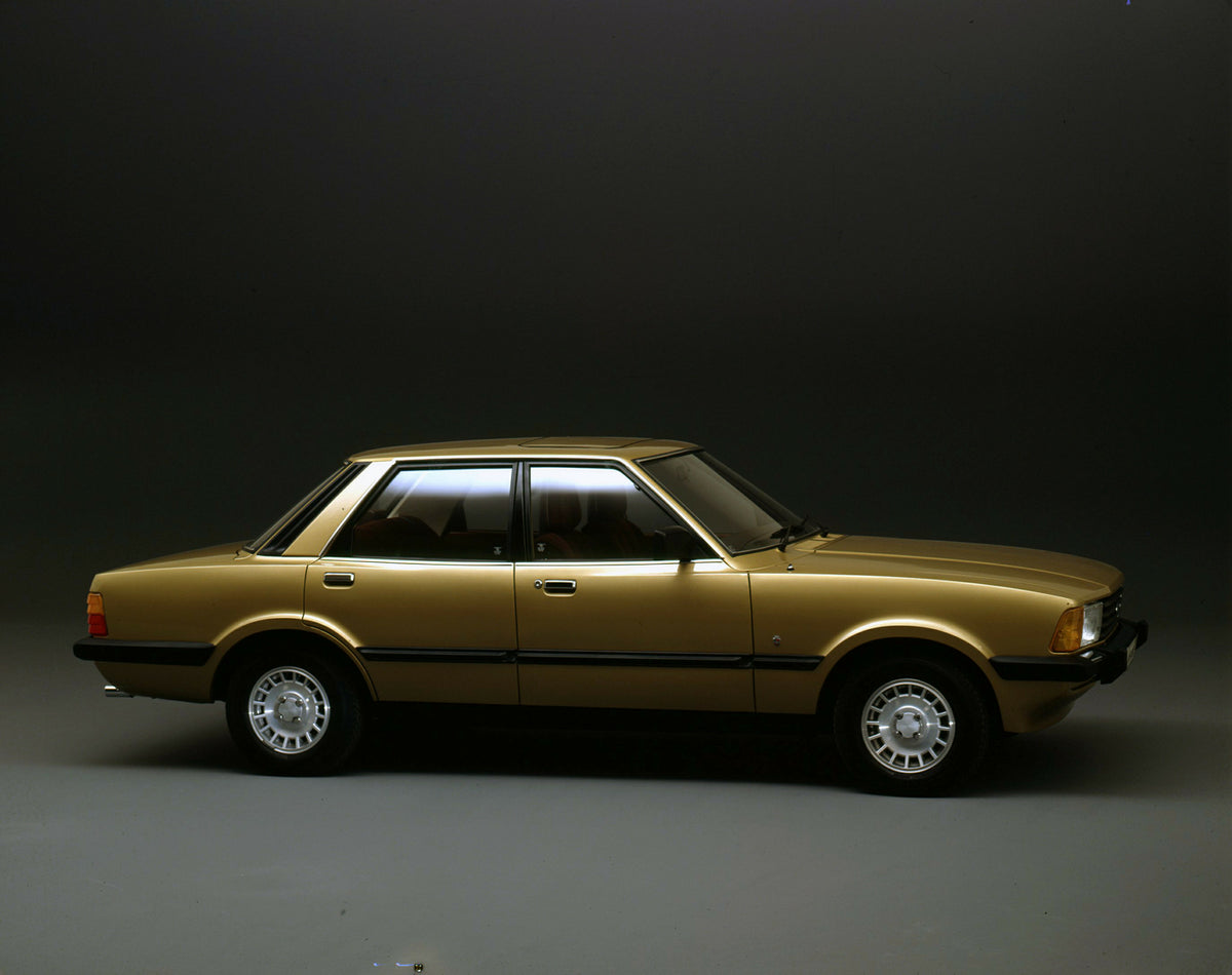 This archival image documents the 1980 Ford Taunus TC3 Ghia in studio and is preserved in the Ford Heritage Vault as part of Ford Motor Company's historic photographic archive. Free for personal, non-commercial use. Ford Heritage Vault reference A...