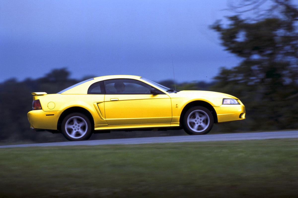 This archival image documents the 2001 Ford Mustang SVT Cobra and is preserved in the Ford Heritage Vault as part of Ford Motor Company's historic photographic archive. Free for personal, non-commercial use. Ford Heritage Vault reference AR-2008-8...