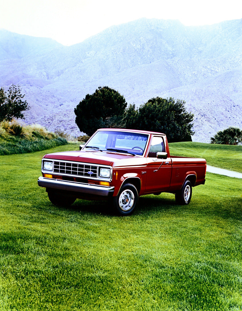This archival image documents the 1987 Ford Ranger XL and is preserved in the Ford Heritage Vault as part of Ford Motor Company's historic photographic archive. Free for personal, non-commercial use. Ford Heritage Vault reference AR-2001-94-208806...