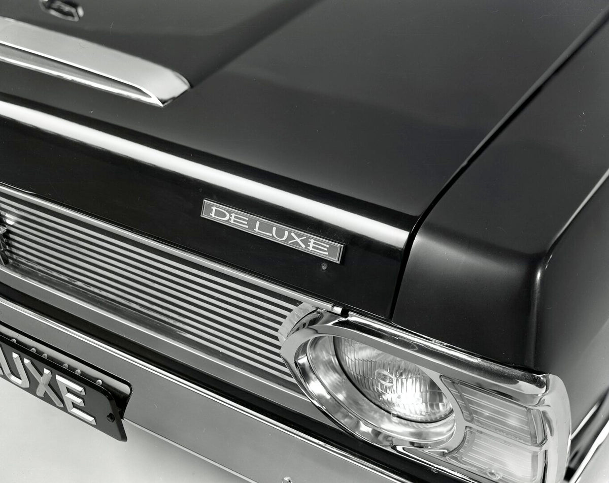 This archival image documents the 1967 Ford Zephyr Mark IV V6 Deluxe headlight closeup in studio and is preserved in the Ford Heritage Vault as part of Ford Motor Company's historic photographic archive. Free for personal, non-commercial use. Ford...