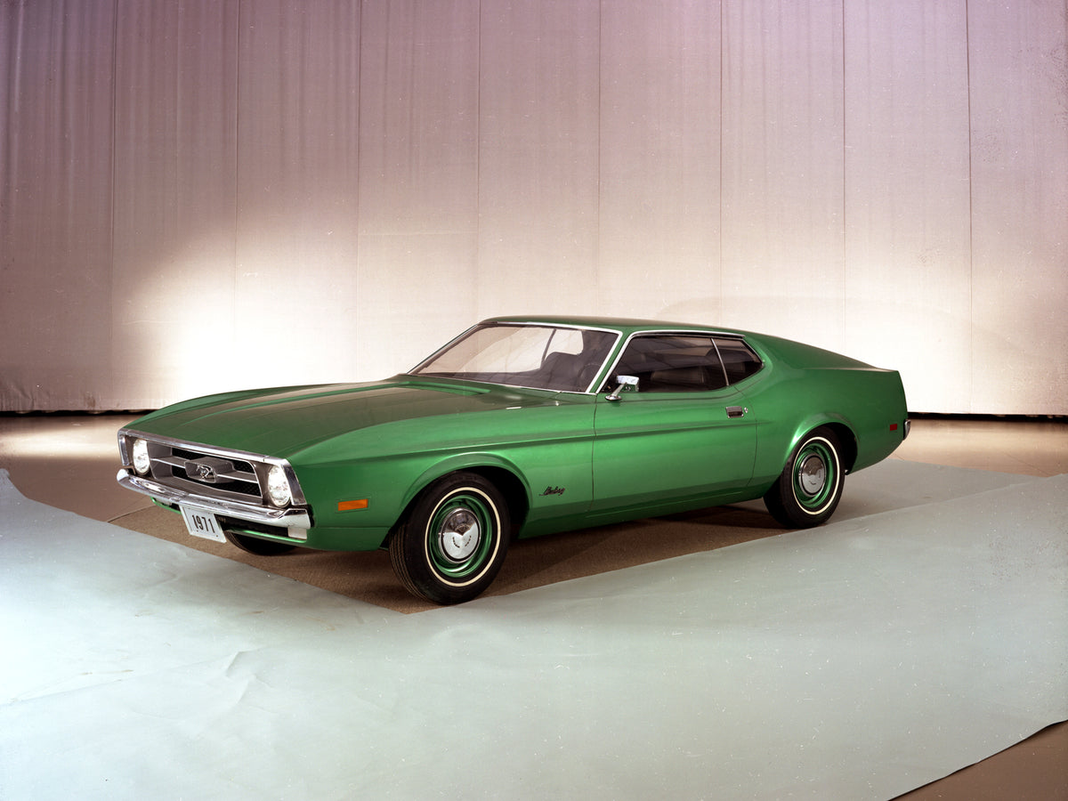 This archival image documents the 1971 Ford Mustang and is preserved in the Ford Heritage Vault as part of Ford Motor Company's historic photographic archive. Free for personal, non-commercial use. Ford Heritage Vault reference AR-2008-8.1.4.3303.