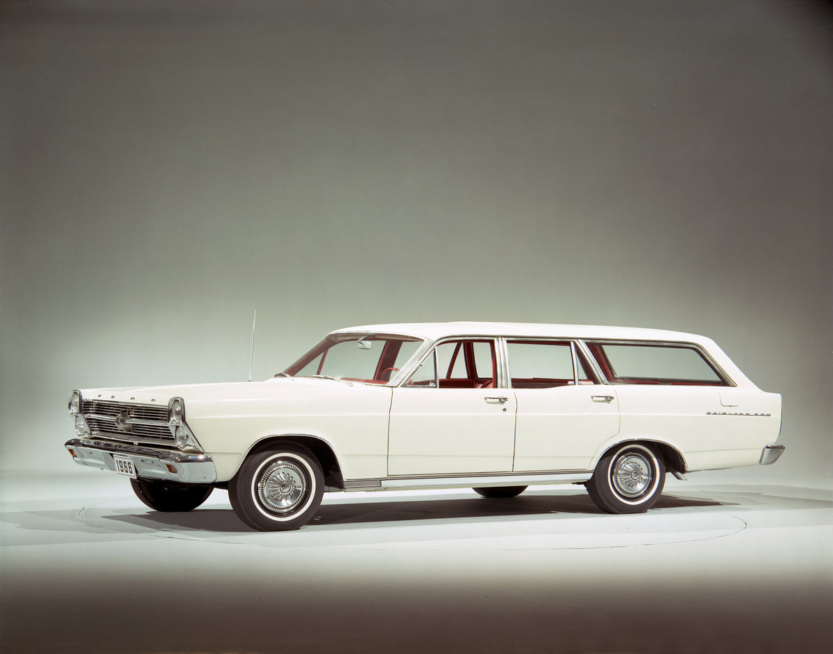 This archival image documents the 1966 Ford Fairlane 500 station wagon and is preserved in the Ford Heritage Vault as part of Ford Motor Company's historic photographic archive. Free for personal, non-commercial use. Ford Heritage Vault reference ...