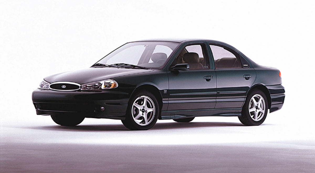 This archival image documents the 1999 Ford Contour SVT and is preserved in the Ford Heritage Vault as part of Ford Motor Company's historic photographic archive. Free for personal, non-commercial use. Ford Heritage Vault reference AR-2008-8.1.2.7...