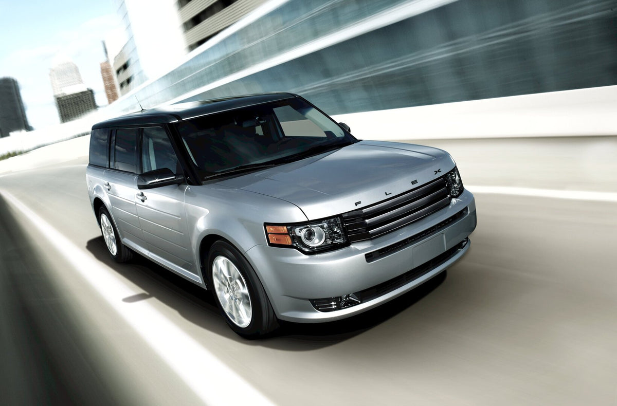 This archival image documents the 2011 Ford Flex LTD action shot in city and is preserved in the Ford Heritage Vault as part of Ford Motor Company's historic photographic archive. Free for personal, non-commercial use. Ford Heritage Vault referenc...