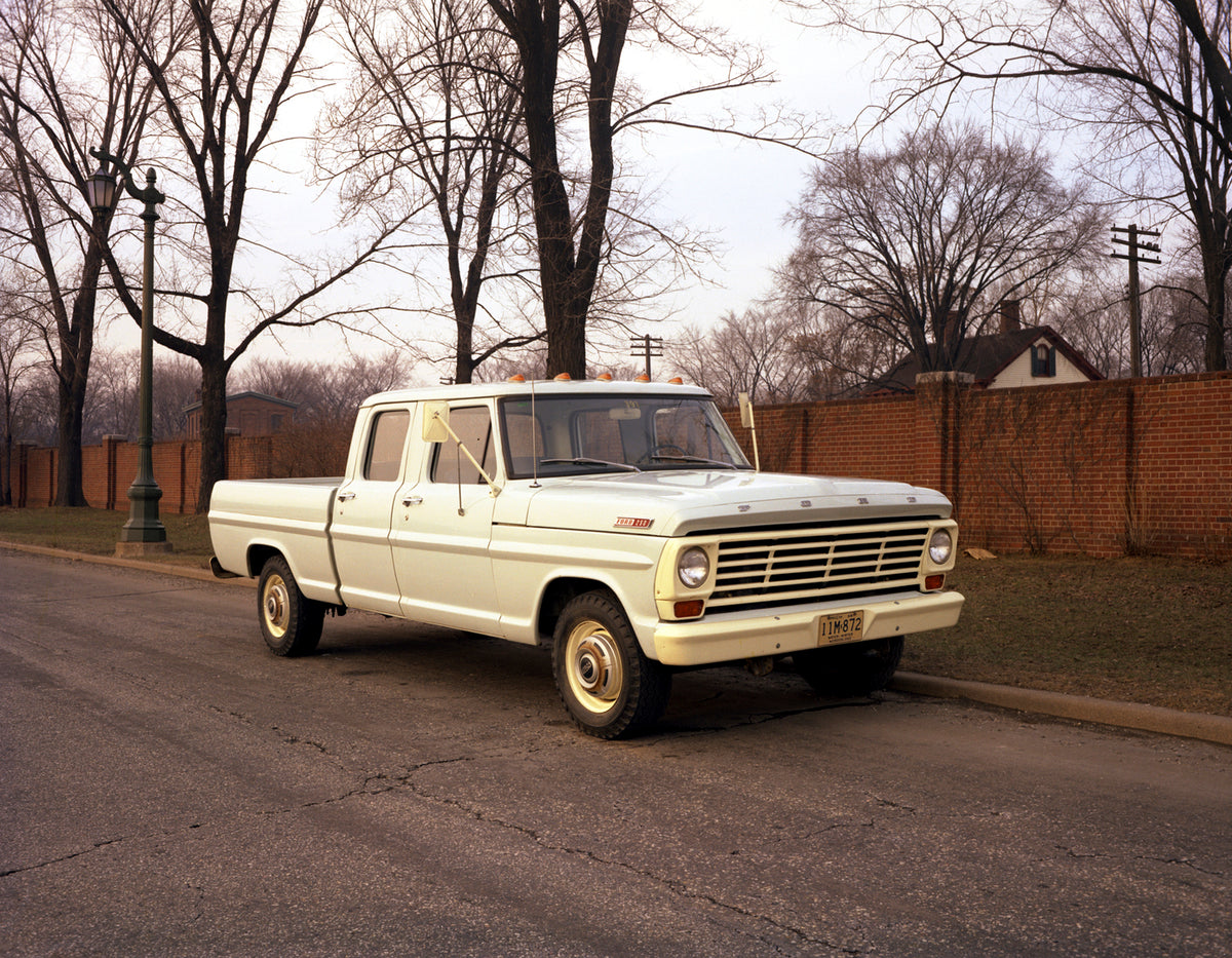 This archival image documents the 1967 Ford F-250 Crew Cab truck and is preserved in the Ford Heritage Vault as part of Ford Motor Company's historic photographic archive. Free for personal, non-commercial use. Ford Heritage Vault reference AR-200...