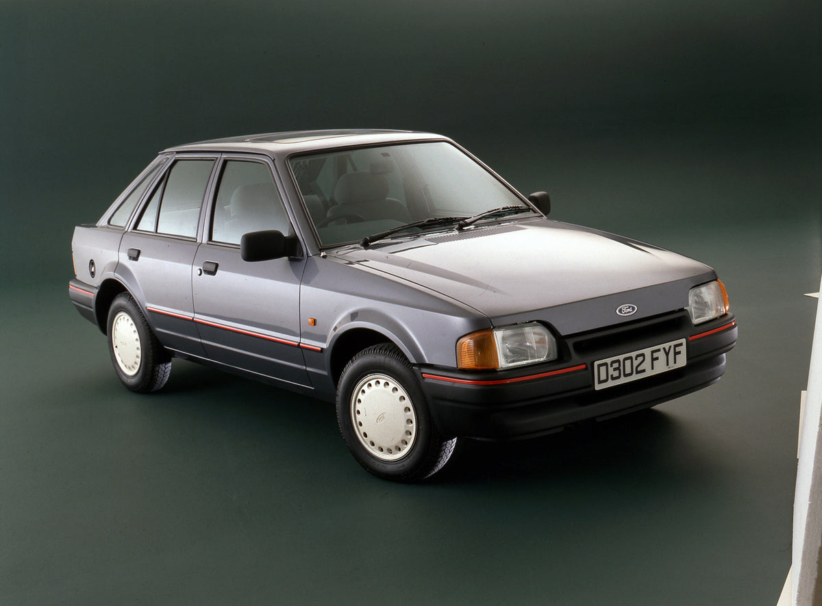This archival image documents the 1987 Ford Escort Mark IV Bravo in studio and is preserved in the Ford Heritage Vault as part of Ford Motor Company's historic photographic archive. Free for personal, non-commercial use. Ford Heritage Vault refere...