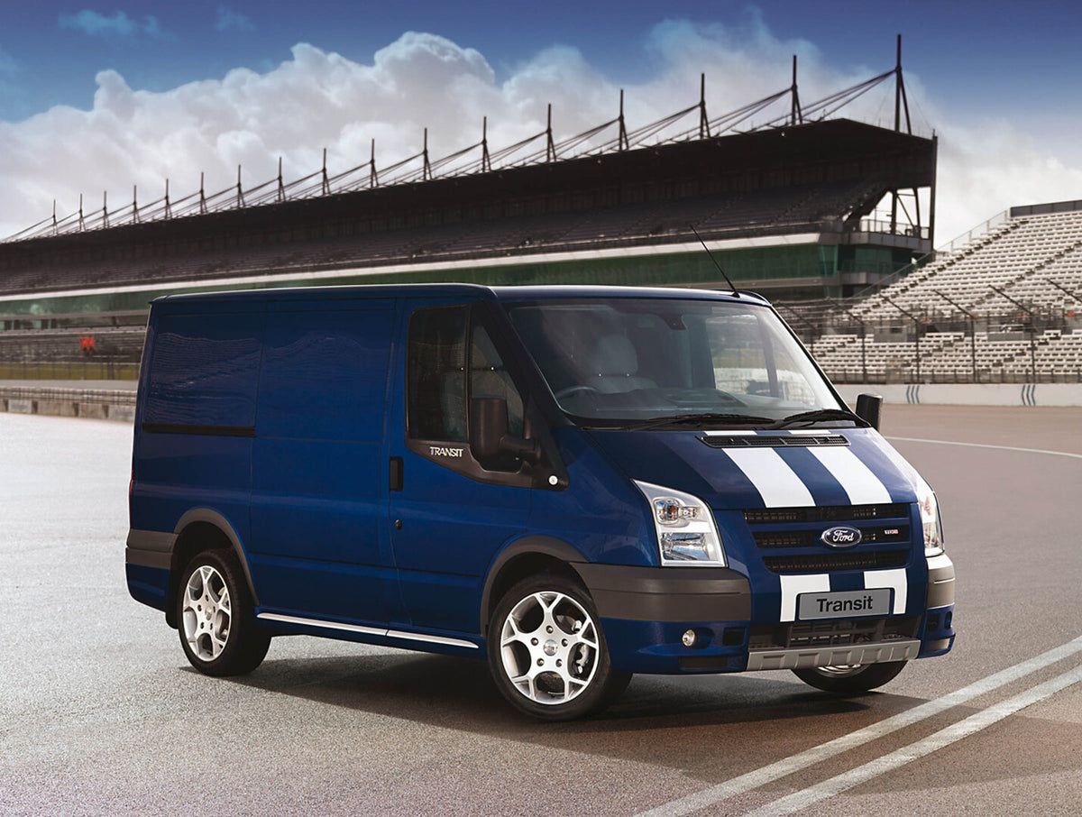 This archival image documents the 2007 Ford Transit Mark VII Sport Van in stadium and is preserved in the Ford Heritage Vault as part of Ford Motor Company's historic photographic archive. Free for personal, non-commercial use. Ford Heritage Vault...