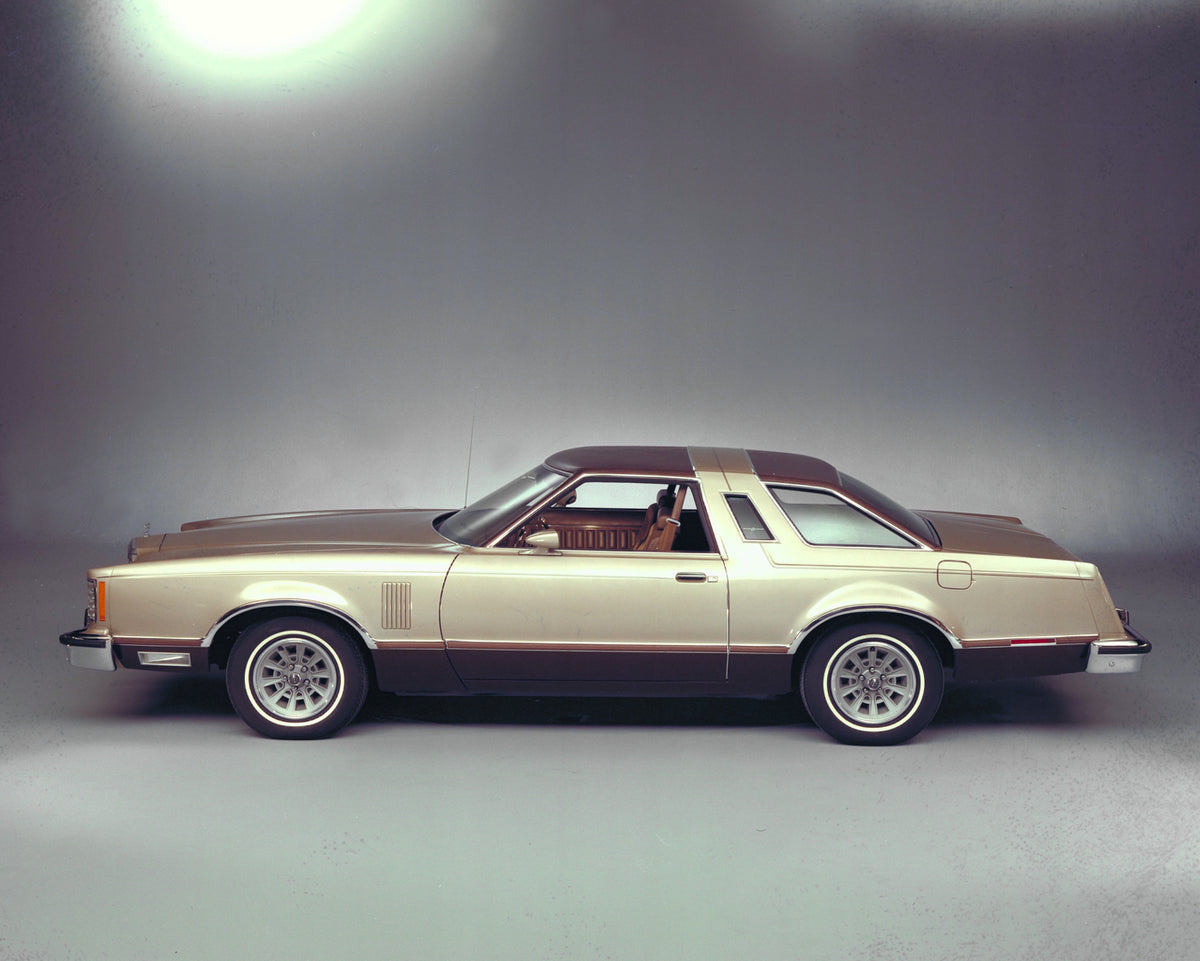 This archival image documents the 1977 Ford Thunderbird in studio and is preserved in the Ford Heritage Vault as part of Ford Motor Company's historic photographic archive. Free for personal, non-commercial use. Ford Heritage Vault reference AR-20...