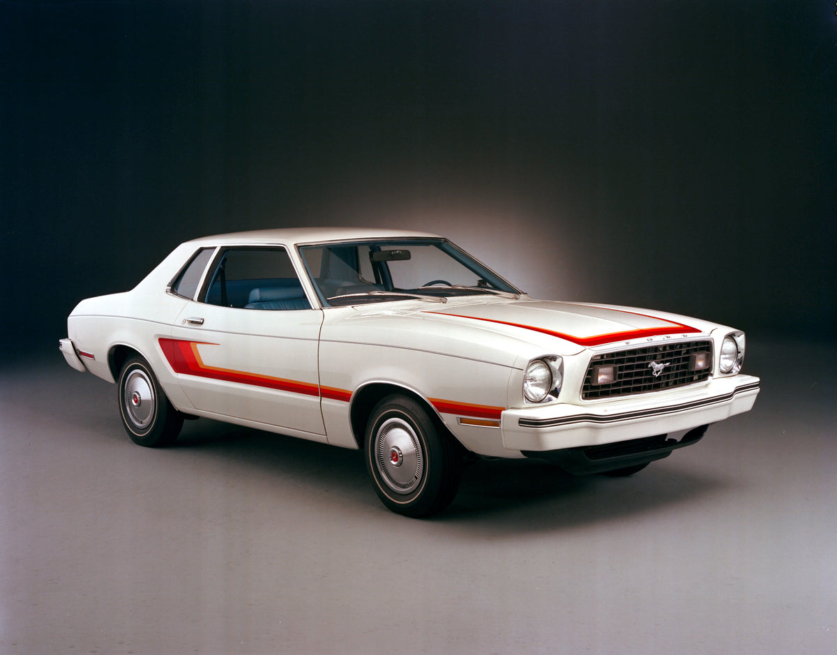 This archival image documents the 1978 Ford Mustang II coupe and is preserved in the Ford Heritage Vault as part of Ford Motor Company's historic photographic archive. Free for personal, non-commercial use. Ford Heritage Vault reference AR-2008-8....