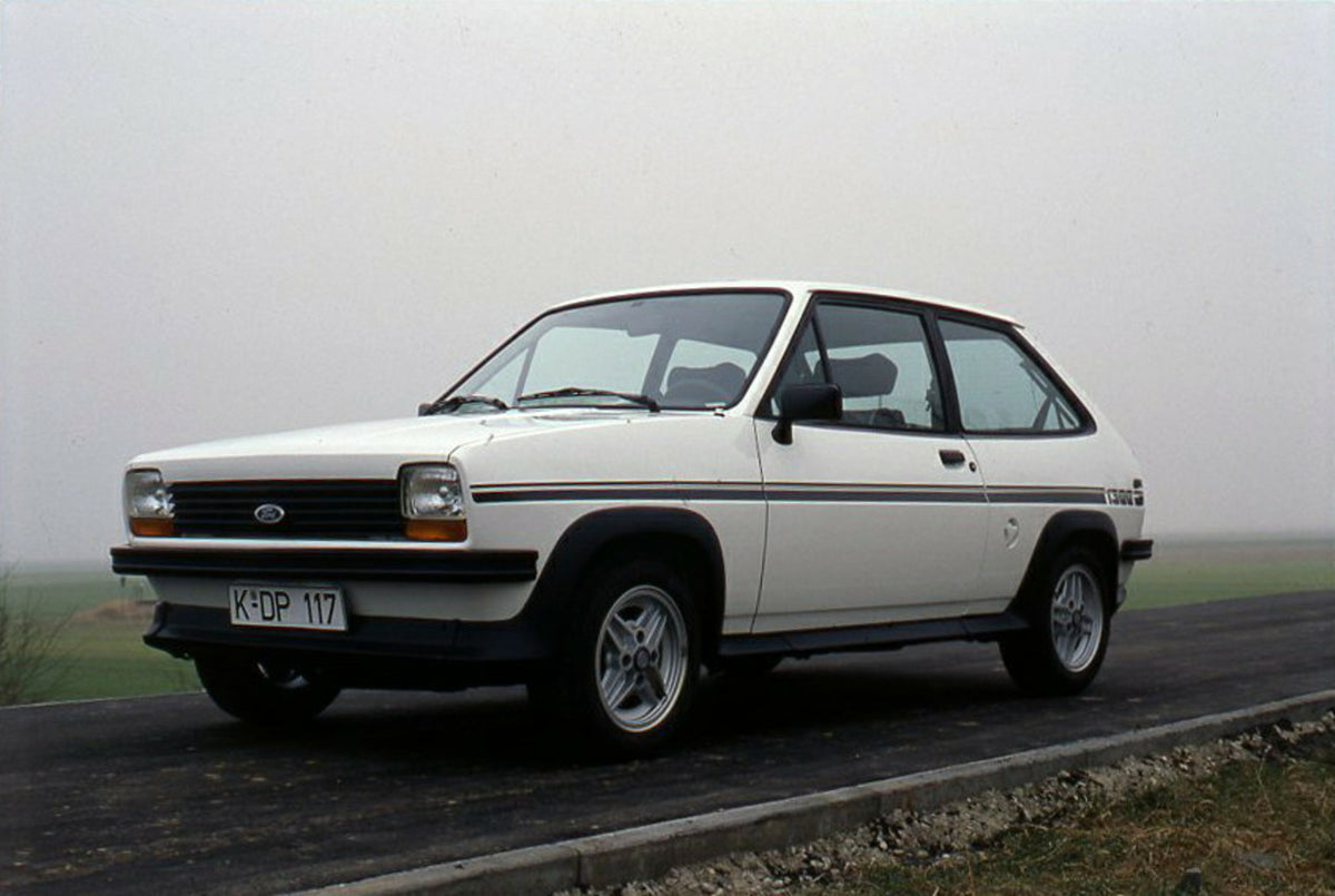 This archival image documents the 1981 Ford Fiesta 1300 S Mark I front angled view on road and is preserved in the Ford Heritage Vault as part of Ford Motor Company's historic photographic archive. Free for personal, non-commercial use. Ford Herit...