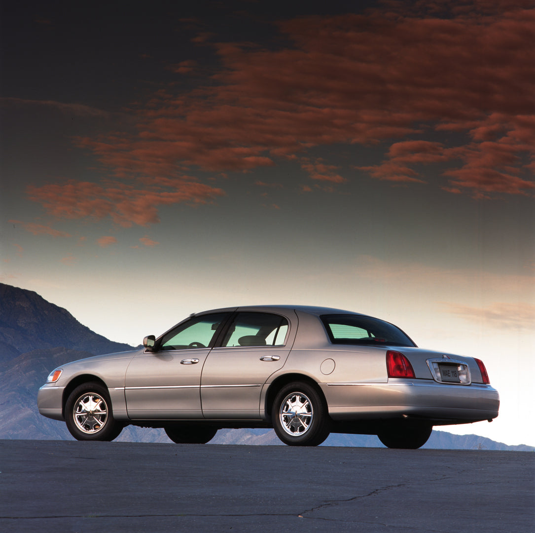 This archival image documents the 1998 Lincoln Town Car and is preserved in the Ford Heritage Vault as part of Ford Motor Company's historic photographic archive. Free for personal, non-commercial use. Ford Heritage Vault reference AR-2008-8.1.1.1...