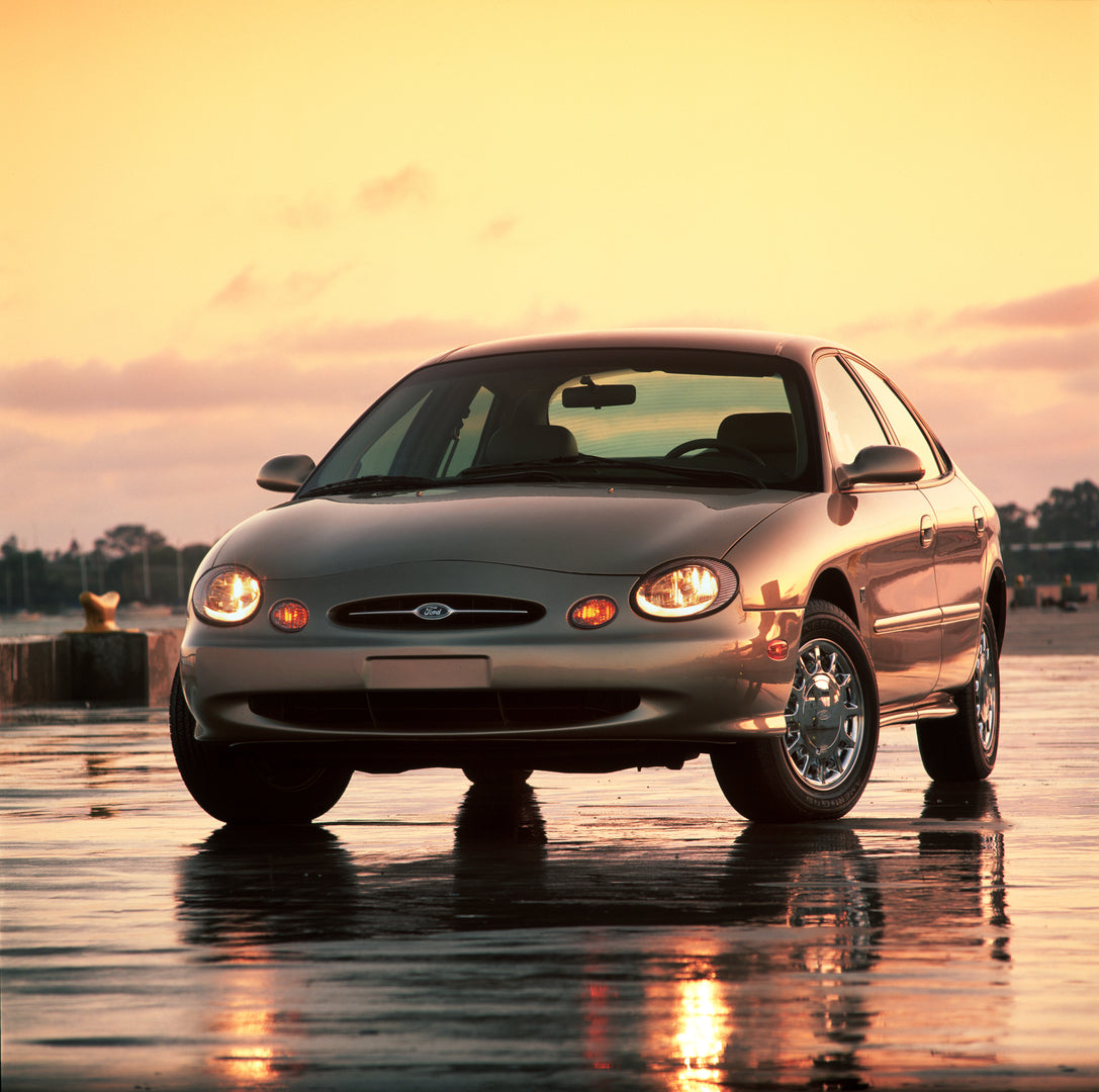 This archival image documents the 1999 Ford Taurus and is preserved in the Ford Heritage Vault as part of Ford Motor Company's historic photographic archive. Free for personal, non-commercial use. Ford Heritage Vault reference AR-2008-8.1.2.7463.