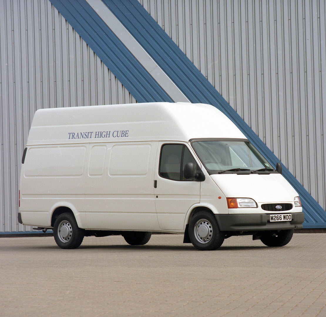 This archival image documents the 1995 Ford Transit Mark III High Cube closeup at Colchester Photographic and is preserved in the Ford Heritage Vault as part of Ford Motor Company's historic photographic archive. Free for personal, non-commercial ...