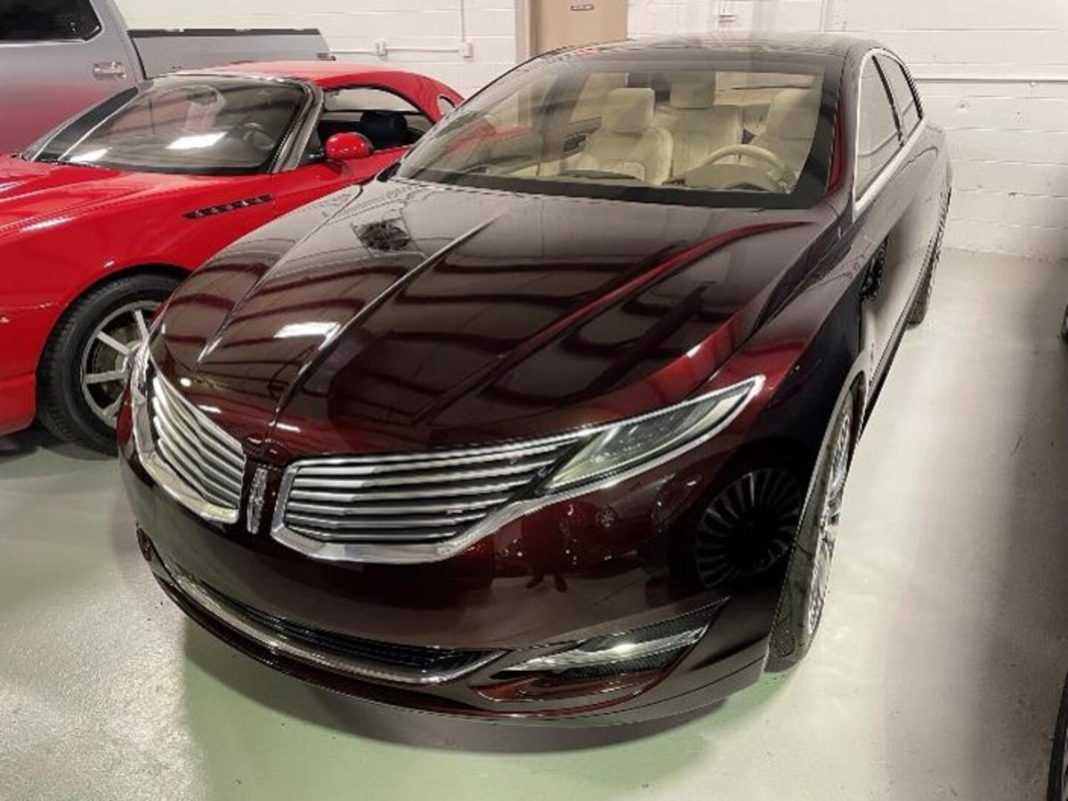 This archival image documents the 2012 Lincoln MKZ Concept and is preserved in the Ford Heritage Vault as part of Ford Motor Company's historic photographic archive. Free for personal, non-commercial use. Ford Heritage Vault reference AR-2024-9.5....