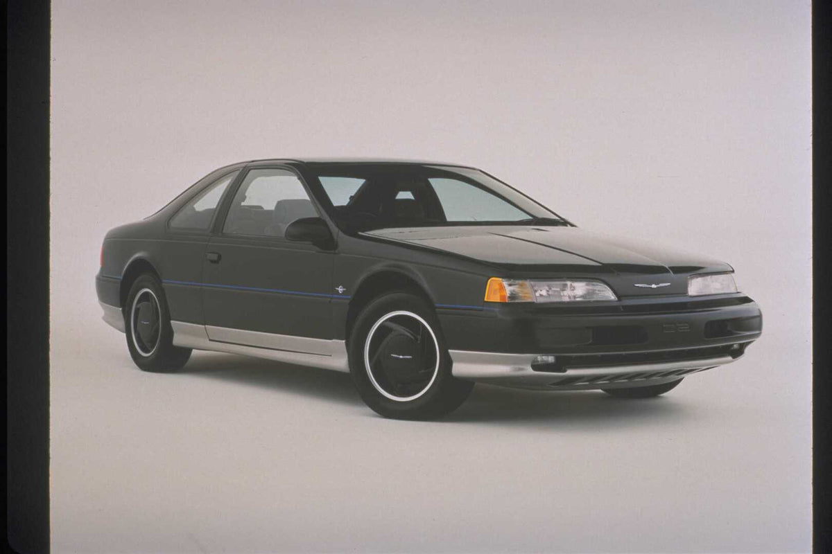 This archival image documents the 1990 Ford Thunderbird MS1990 and is preserved in the Ford Heritage Vault as part of Ford Motor Company's historic photographic archive. Free for personal, non-commercial use. Ford Heritage Vault reference AR-2008-...