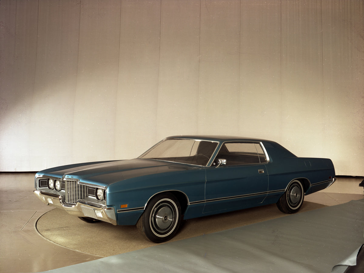 This archival image documents the 1971 Ford Galaxie 500 and is preserved in the Ford Heritage Vault as part of Ford Motor Company's historic photographic archive. Free for personal, non-commercial use. Ford Heritage Vault reference AR-2008-8.1.4.5...