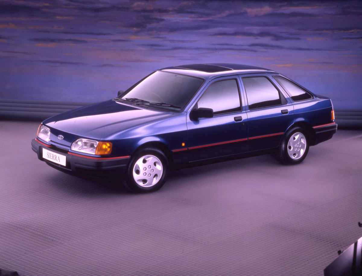 This archival image documents the 1988 Ford Sierra Mark II GLS in studio and is preserved in the Ford Heritage Vault as part of Ford Motor Company's historic photographic archive. Free for personal, non-commercial use. Ford Heritage Vault referenc...