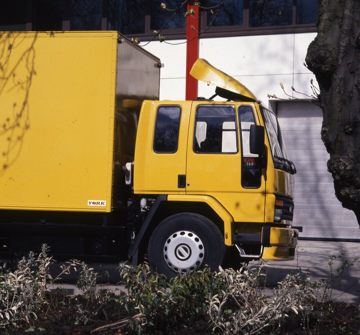 This archival image documents the 1988 Ford Cargo LHD 1628 Draw Bar Unit cab closeup and is preserved in the Ford Heritage Vault as part of Ford Motor Company's historic photographic archive. Free for personal, non-commercial use. Ford Heritage Va...