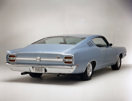 1969 Ford Torino Cobra fastback in studio HV 1969-0058