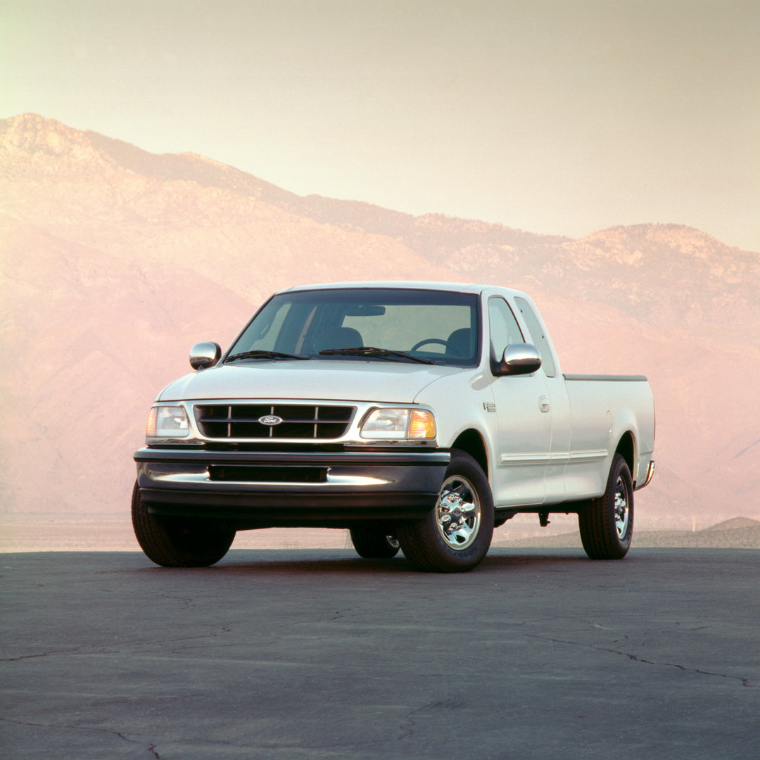This archival image documents the 1997 Ford F-250 SuperCab pickup truck and is preserved in the Ford Heritage Vault as part of Ford Motor Company's historic photographic archive. Free for personal, non-commercial use. Ford Heritage Vault reference...
