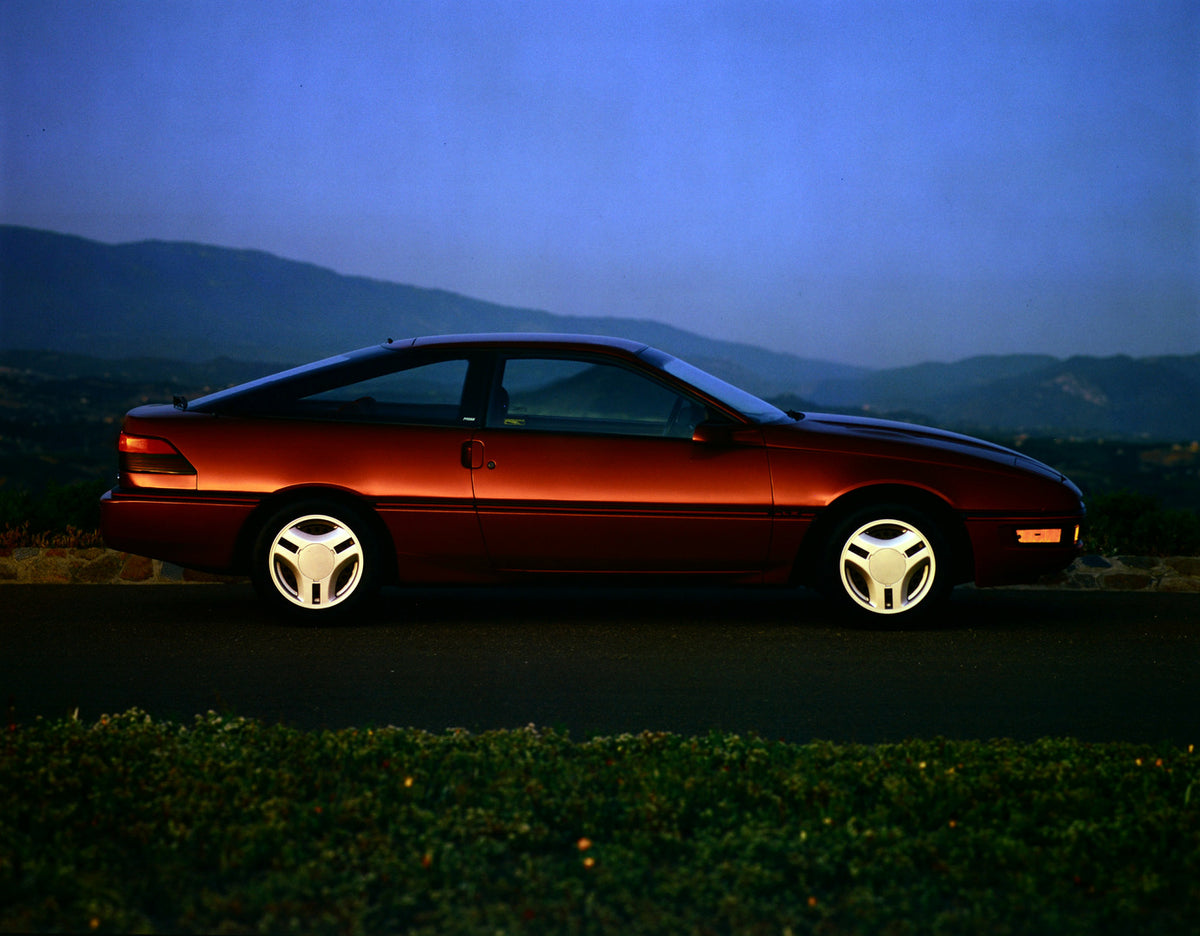This archival image documents the 1991 Ford Probe two-door and is preserved in the Ford Heritage Vault as part of Ford Motor Company's historic photographic archive. Free for personal, non-commercial use. Ford Heritage Vault reference AR-2001-94-2...