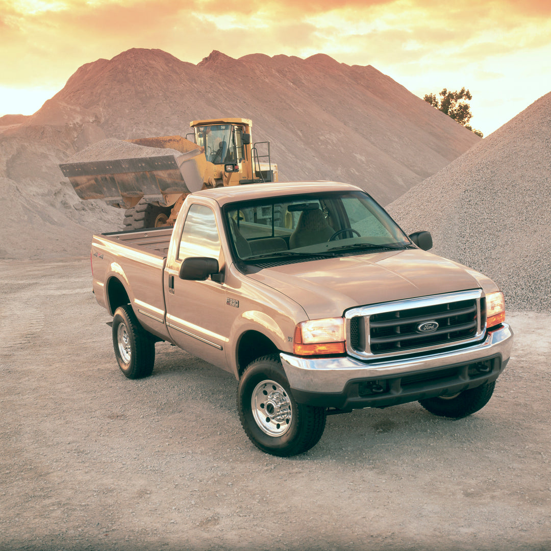 This archival image documents the 1999 Ford F-350 Super Duty truck and is preserved in the Ford Heritage Vault as part of Ford Motor Company's historic photographic archive. Free for personal, non-commercial use. Ford Heritage Vault reference AR-2...