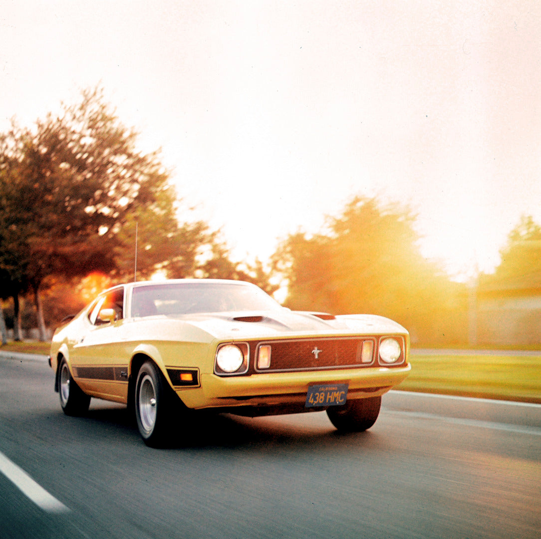 This archival image documents the 1976 Heritage Archive - 1973 Ford Mustang Mach I and is preserved in the Ford Heritage Vault as part of Ford Motor Company's historic photographic archive. Free for personal, non-commercial use. Ford Heritage Vaul...