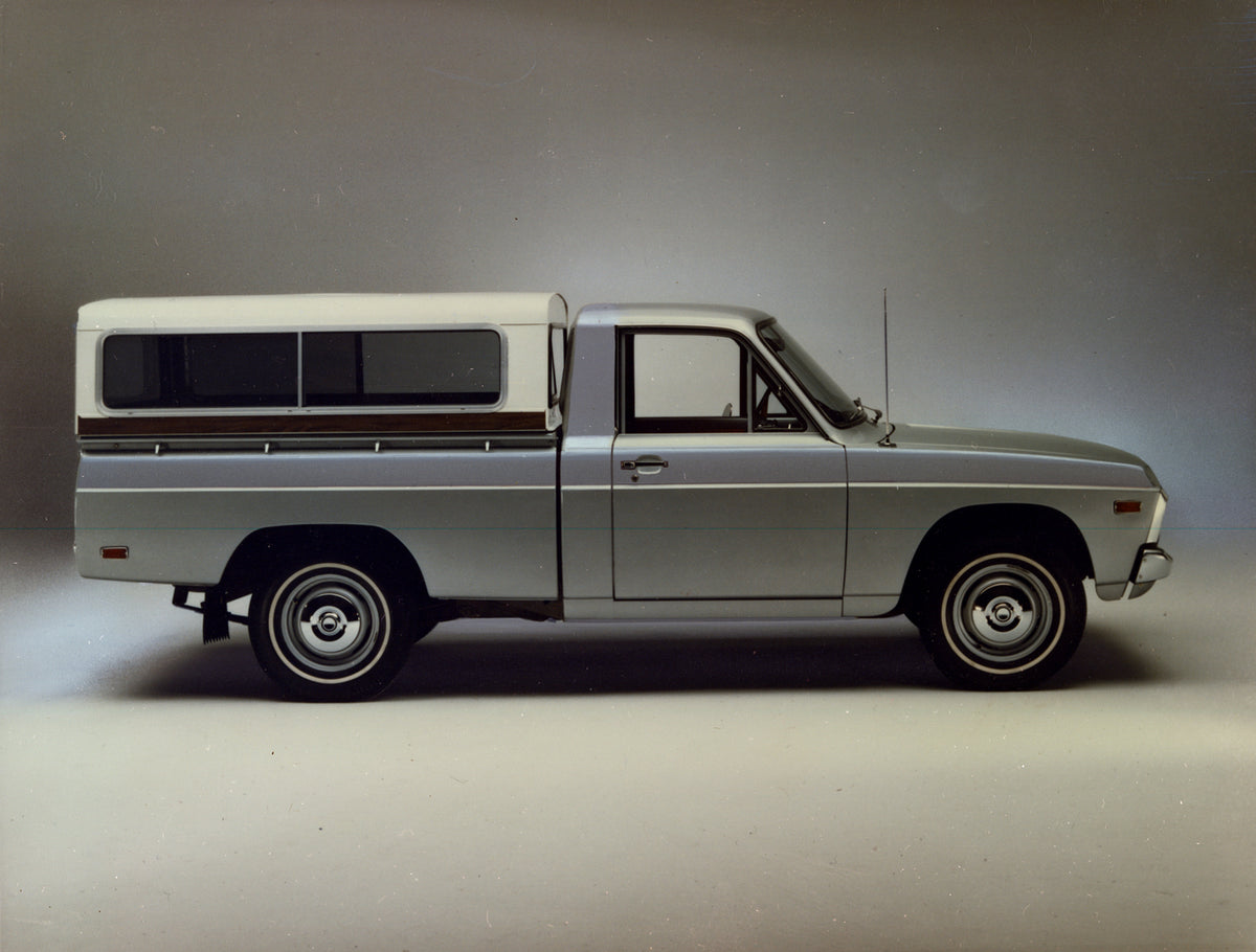 This archival image documents the 1976 Ford Courier pickup and is preserved in the Ford Heritage Vault as part of Ford Motor Company's historic photographic archive. Free for personal, non-commercial use. Ford Heritage Vault reference AR-2008-8.1....
