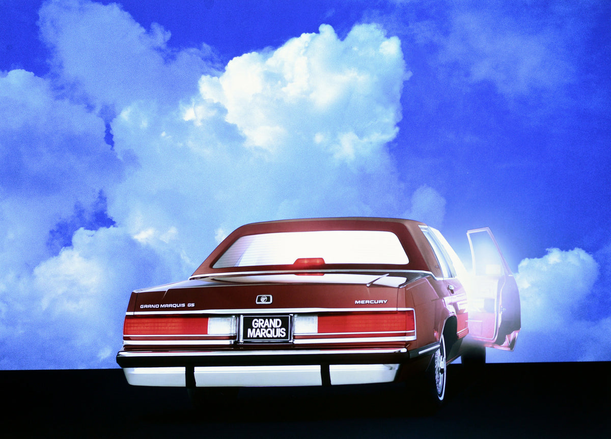 This archival image documents the 1989 Mercury Grand Marquis GS four-door and is preserved in the Ford Heritage Vault as part of Ford Motor Company's historic photographic archive. Free for personal, non-commercial use. Ford Heritage Vault referen...