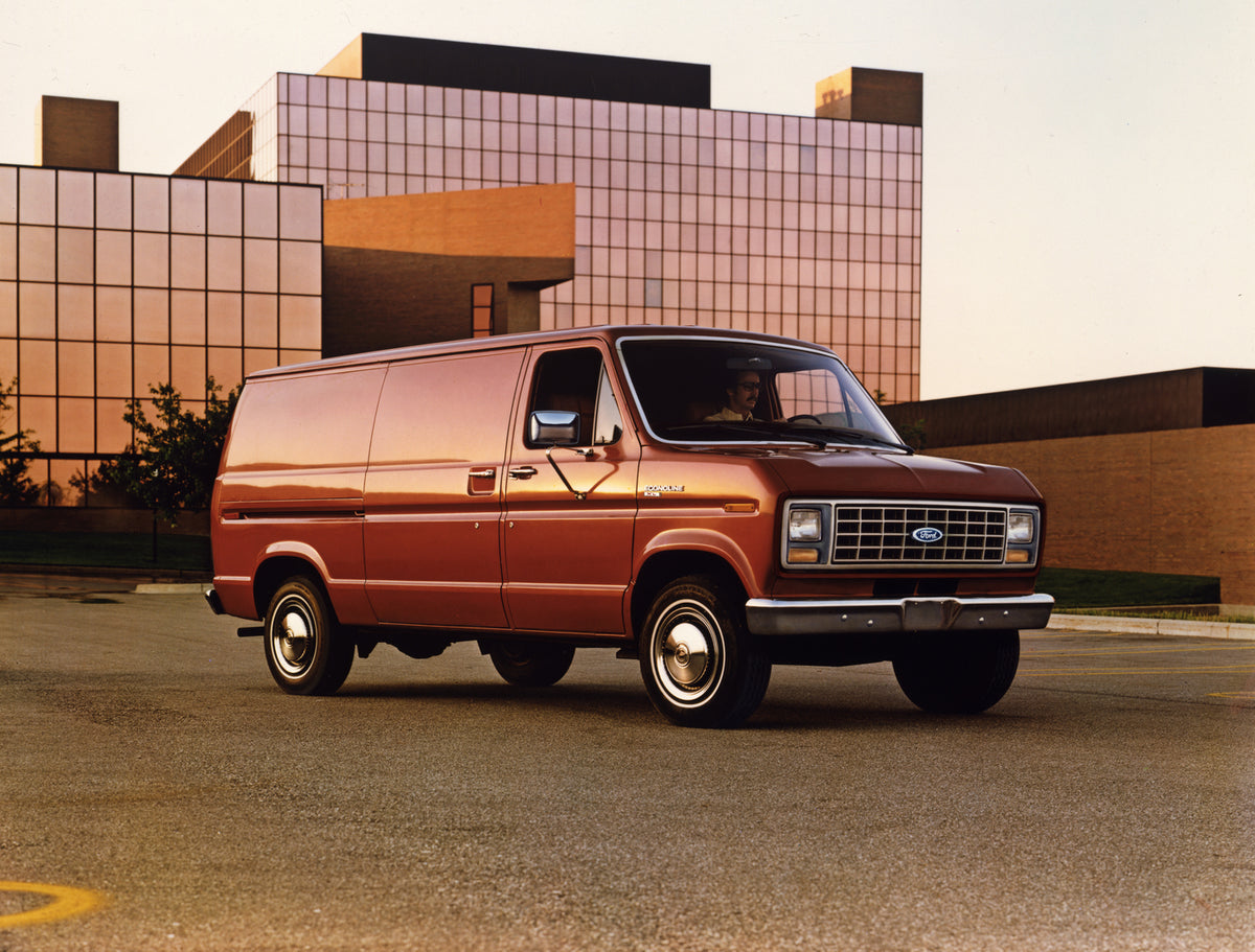 This archival image documents the 1983 Ford Econoline and is preserved in the Ford Heritage Vault as part of Ford Motor Company's historic photographic archive. Free for personal, non-commercial use. Ford Heritage Vault reference AR-2008-8.1.2.3365.